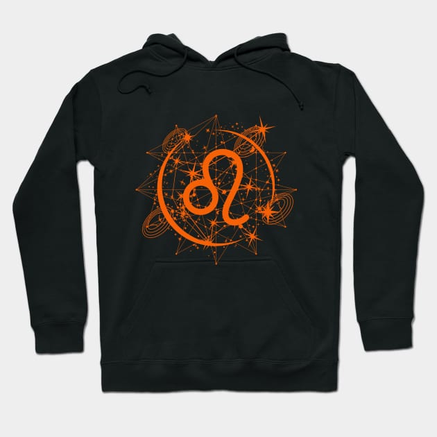 Leo Symbol Hoodie by Mujji